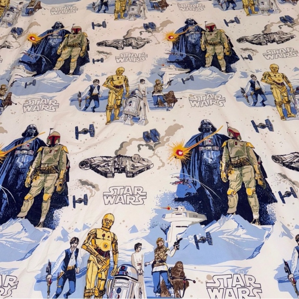 Pottery Barn Kids Star Wars Bedding full size sheet set. 4 piece set